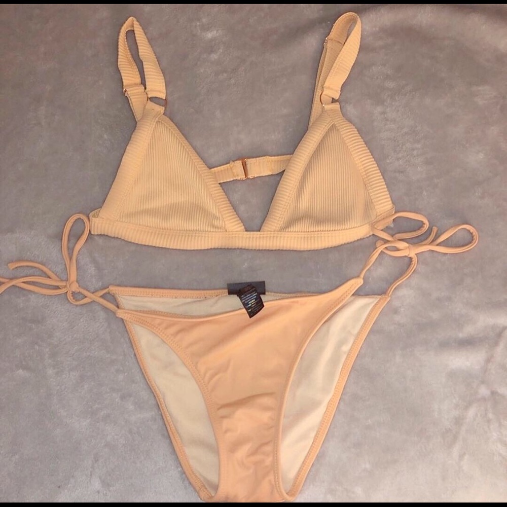 Peach Pink LA Hearts Bikini